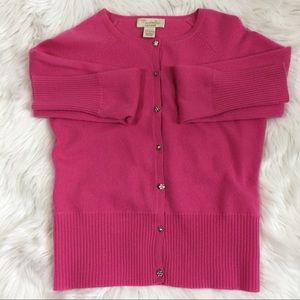Mainbocher pure cashmere pink sweater